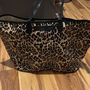 Victoria's Secret Leopard and Black Tote